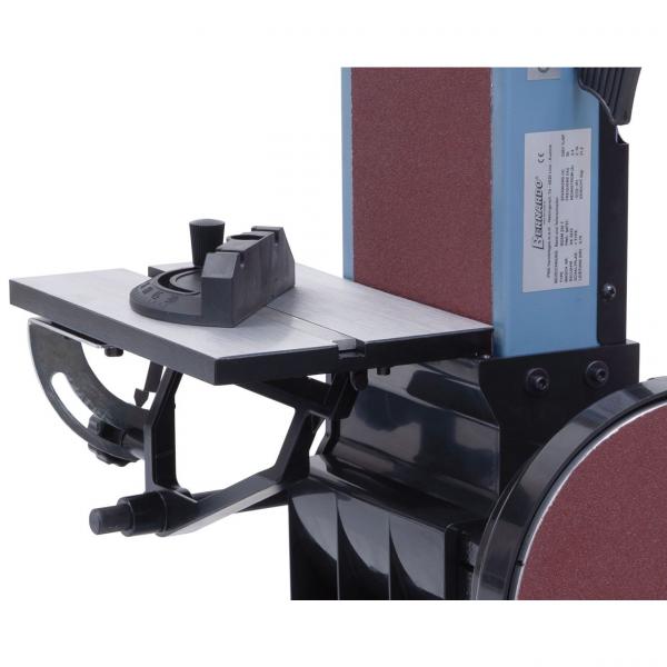 Disc grinding table can be used for belt grinding.